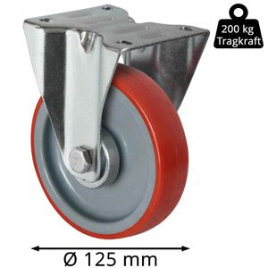 Produktbild für Schwerlastrolle CASCOO Serie N2U6, Bockrolle