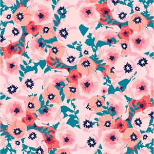 Produktbild für Transferfolie craftcut 40513 Ink Transfer-Sheet Flowers &amp; more