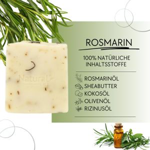 Produktbild für Seife Natural-Cilt handgemachte Naturseife, Rosmarin