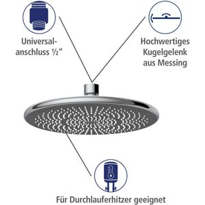 Produktbild für Duschsystem Wenko Watersaving, verchromt