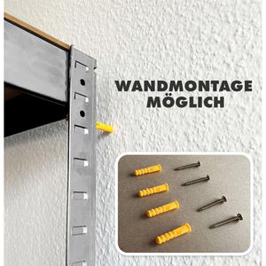 Produktbild für Schwerlastregal Karat Lokota, 5 Holzböden