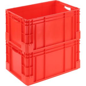 Produktbild für Eurobox Alpha-Paletten Silverline, rot, 60 Liter