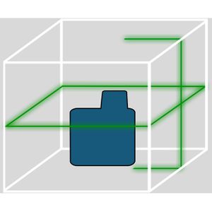 Produktbild für Kreuzlinienlaser Bosch UniversalLevel 360, 1x 360°