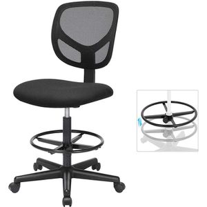 Produktbild für Arbeitsstuhl Songmics OBN15BK, schwarz