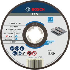 Trennscheibe Bosch PRO Metal, 2608619254, X-Lock