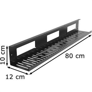 Produktbild für Kabelwanne FlexiSpot CMP051LB, schwarz