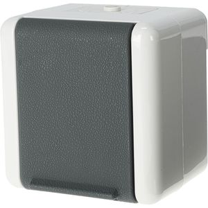 Produktbild für Steckdose Jung 820 W, WG 800, IP44, Aufputz