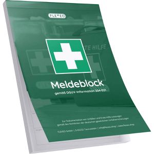 Meldeblock Flexeo für Betriebe, DSGVO konform