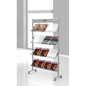 Produktbild für Prospekthalter Kerkmann 6356, Ecoline, alusilber