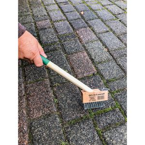 Produktbild für Drahtbürste BGS-technic 50926, Unkrautbürste 300 mm