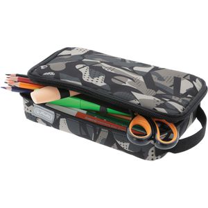 Produktbild für Federmäppchen Herlitz Faulenzer 2 Go Camo Grey