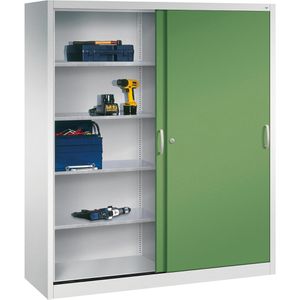 Produktbild für Werkzeugschrank CP-Möbel 2159-00, aus Metall, grau / grün