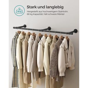 Produktbild für Wandgarderobe Songmics HSR104B01, Metall