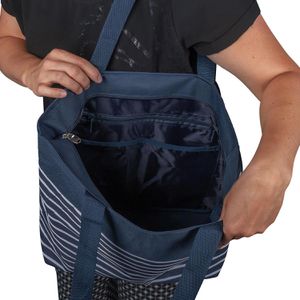 Produktbild für Einkaufstasche anndora TW-8205-232 AHOI, blau / weiß