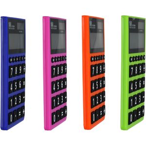 Produktbild für Taschenrechner TipTop-Office DG-555M, farbig sortiert