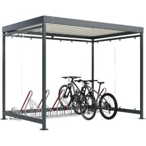 Produktbild für Fahrradunterstand WSM Economy Köln Bike K3 2502 XBF, anthrazit