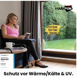 Produktbild für Fensterfolie Marapon M9020MS silber, selbsthaftend
