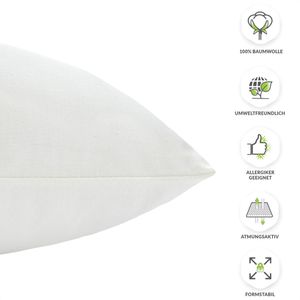Produktbild für Kissenbezug NatureMark Jersey, Natur/Creme