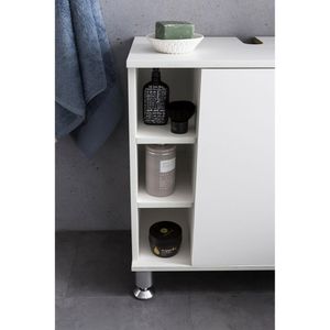 Produktbild für Waschbeckenunterschrank Wohnling WL5.752, stehend