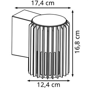 Produktbild für Wandleuchte Nordlux Aludra Seaside, Aluminium, für außen IP54