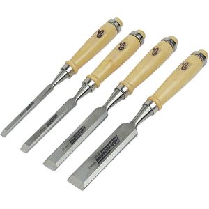 Produktbild für Stechbeitel BrüderMannesmann M66104, 4-teiliges Set