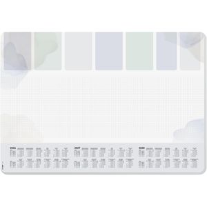 Produktbild für Schreibunterlage Sigel H6312, Pastel Planner, weiß