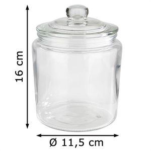 Produktbild für Vorratsglas APS Classic 82250, mit Glasdeckel