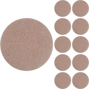 Polierpad MENZER Normalpad 241081000, beige, aus Polyester