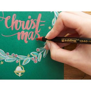 Produktbild für Brush-Pen Edding 1340 Metallic, Xmas-Set