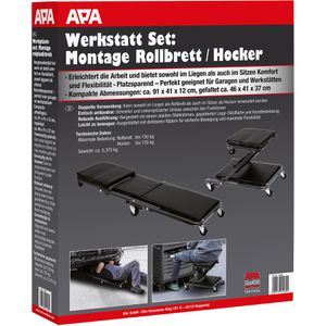 Produktbild für Werkstatt-Rollbrett APA 21089, bis 150kg