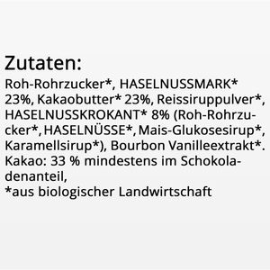 Produktbild für Schokoriegel Vivani White Nougat Crisp, BIO