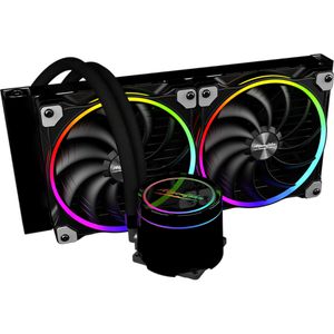 Produktbild für CPU-Kühler Alpenföhn Gletscherwasser 280, 84000000189, PWM