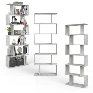 Produktbild für Bücherregal Vicco Levio, grau