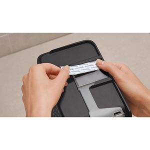 Produktbild für Duschablage Tesa Lavaa M Duschkorb, schwarz matt