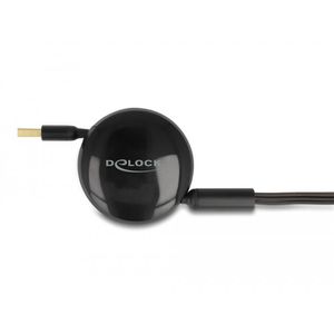 Produktbild für Ladekabel DeLock 85359 3in1 Aufrollkabel, schwarz