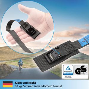 Produktbild für Spanngurt valonic SG-100-4035-01, schwarz, mit Klemmschloss