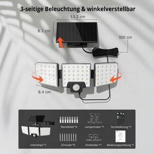 Produktbild für LED-Außenstrahler Lepro 10W, IP65 wasserdicht