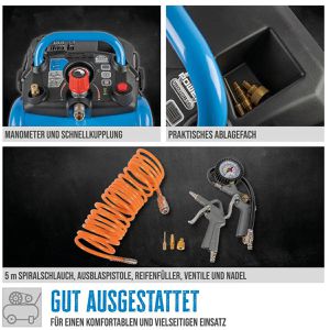 Produktbild für Kompressor Güde AIRPOWER 190/08/6, 50089, 84dB(A), 1100W, 230V