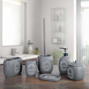 Produktbild für Badaccessoires-Set Axentia Bath, 6-teilig