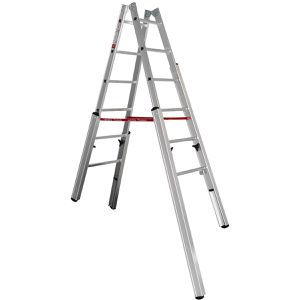 Produktbild für Stehleiter Euroline Nr. 30576, 3057606, beidseitig begehbar