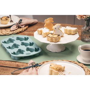 Produktbild für Backform Dr.Oetker-Küchenhelfer Mini-Häschen, aus Silikon