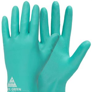 Produktbild für Chemikalienschutzhandschuhe Hase Nitril Green