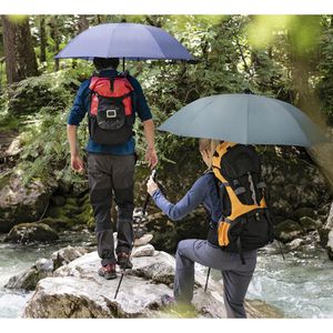 Produktbild für Regenschirm Euroschirm Swing handsfree, marine, sturmfest