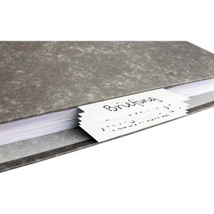 Produktbild für Trennstreifen DONAU 8620100-09, weiß