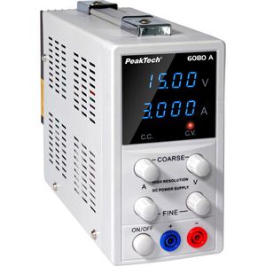 Produktbild für Labornetzteil PeakTech P 6080 A, mit LC-Display