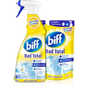 Produktbild für Badreiniger Biff Bad Total Spritzige Zitrone