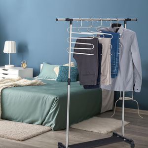 Produktbild für Hosenbügel Relaxdays 100467770, aus Edelstahl
