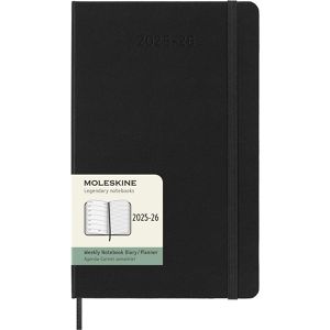 Produktbild für Buchkalender Moleskine Large, Jahr 2025 / 2026