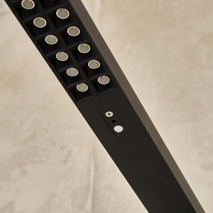 Produktbild für Stehlampe LEDmaxx Linus Up&amp;Down LED schwarz, 195 cm