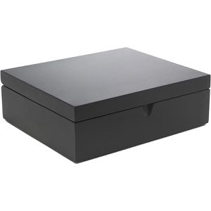 Teebox Bredemeijer 184006, für Teebeutel, schwarz, aus Bambus